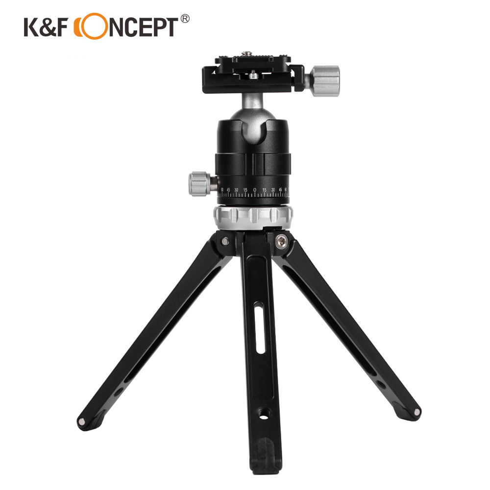 K&F Concept Tripod TM2235 Silver Aluminium ขาตั้งกล้อง